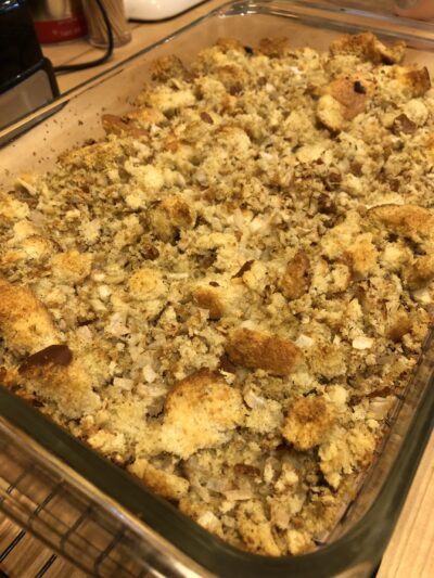 Oven Baked Bread Stuffing