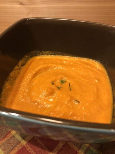 Orange and Ginger Carrot Soup