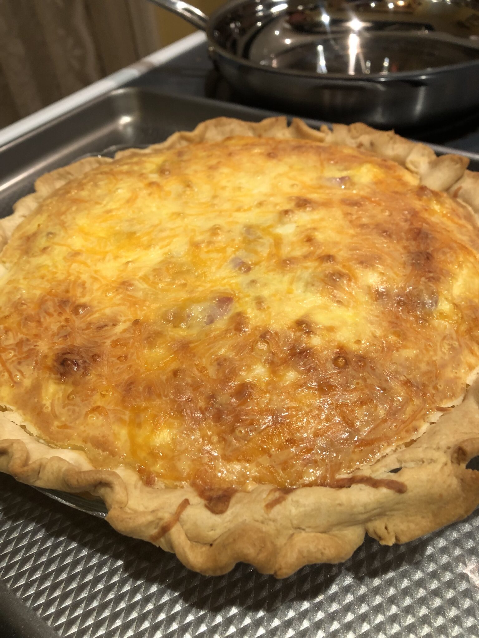 Ham and Leek Quiche - The Good Enough Kitchen