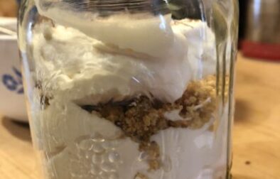 No Bake Baileys Cheesecake in a Jar