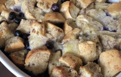 baked blueberry French toast