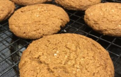 chewy molasses ginger cookies