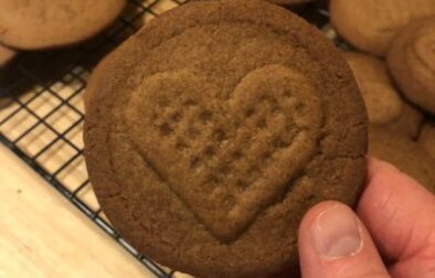 stamped spice cookies