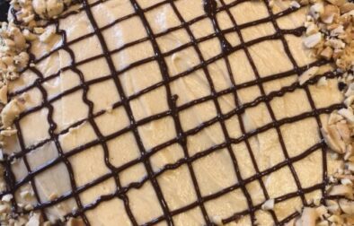 Easy Peanut Butter Mousse Pie with Chocolate Ganache