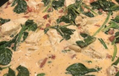 Easy-One-Skillet-Creamy-Tuscan-Chicken-Dinner