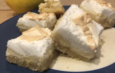 Easy Lemon Meringue Pie Bars with Shortbread Crust