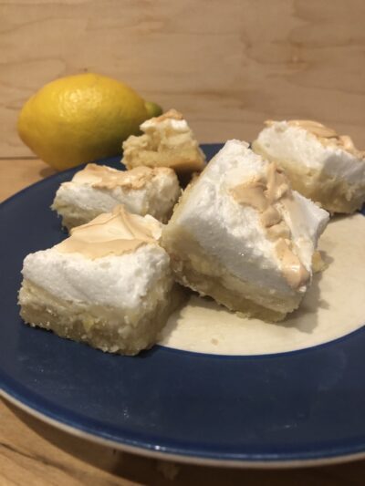 Easy Lemon Meringue Pie Bars with Shortbread Crust