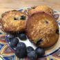 Super Moist Lemon Blueberry Muffins with Greek Yogurt