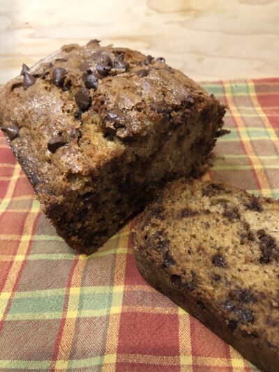 Best Two Banana Chocolate Chip Banana Bread Recipe