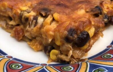 Easy Dinner: Layered Chicken Enchilada Lasagna Recipe