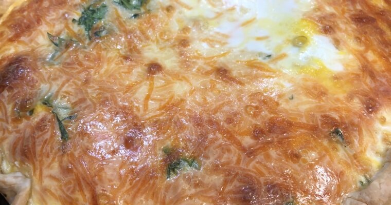 Easy Spinach Quiche With Store Bought Crust Recipe