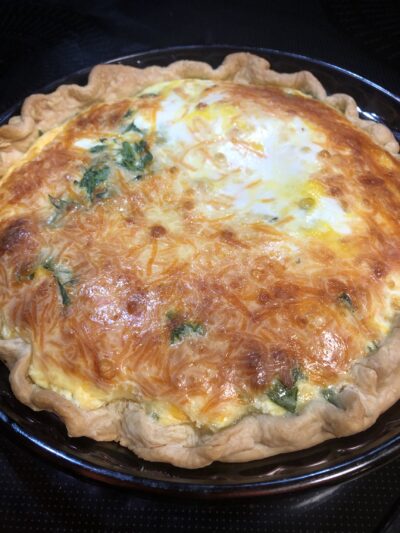 Easy Spinach Quiche With Store Bought Crust Recipe