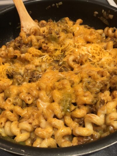 Easy Classic Sloppy Joe Casserole with Pasta Recipe 