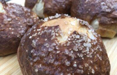 Easy Homemade Soft and Chewy Pretzel Bread Rolls