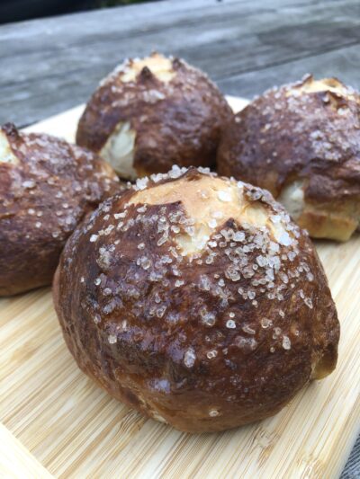 Easy Homemade Soft and Chewy Pretzel Bread Rolls