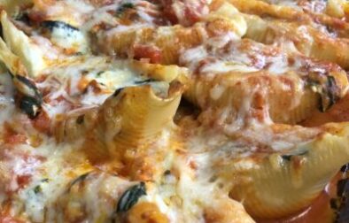 Stuffed Shells with Spinach & Ricotta Filling Recipe