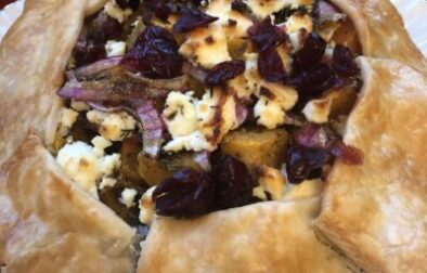 Roasted Butternut Squash and Goat Cheese Galette
