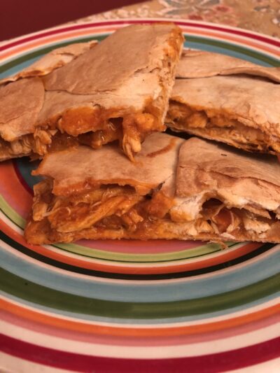 Best Cheesy Buffalo Chicken Sheet Pan Quesadillas 