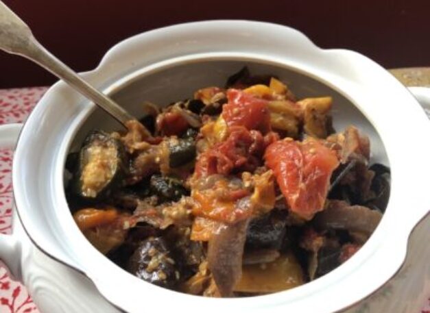 Easy Oven Roasted Ratatouille with Herbes de Provence