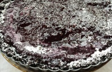 Easy Chocolate Ganache Tart with Raspberry Jam