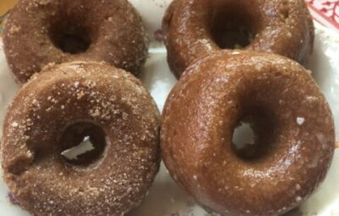 Easy Homemade Baked Cake Donuts without Yeast