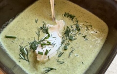 Easy Creamy Asparagus Soup with Fresh Herbs