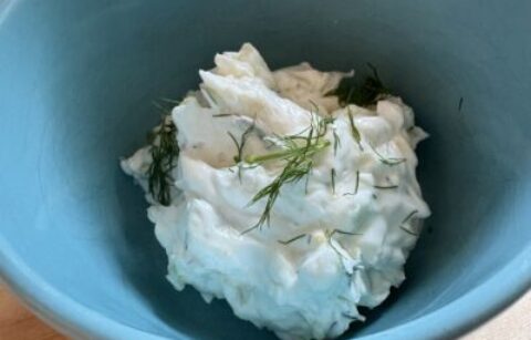 Easy Tzatziki Greek Yogurt Dip (with Fage Yogurt)
