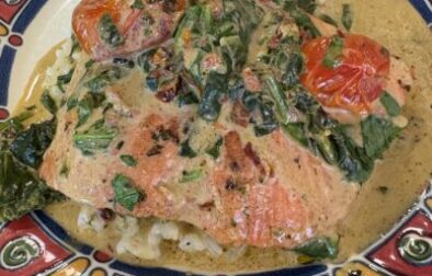 One Pot Salmon with Tuscan Herb Butter Recipe